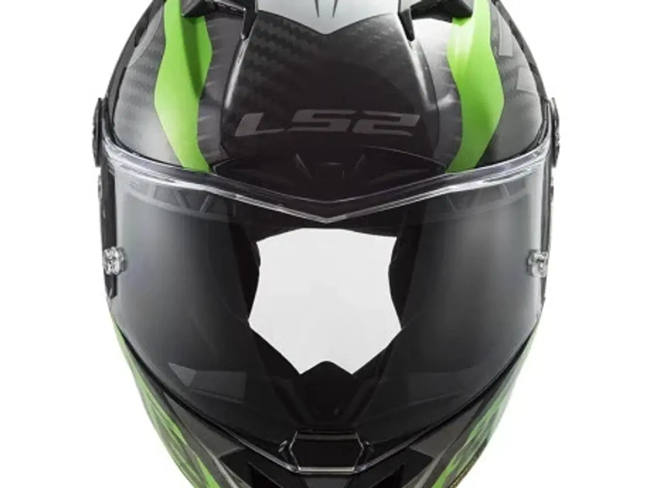 Billede 4 - LS2 Thunder Supra Green White - FØR 4199