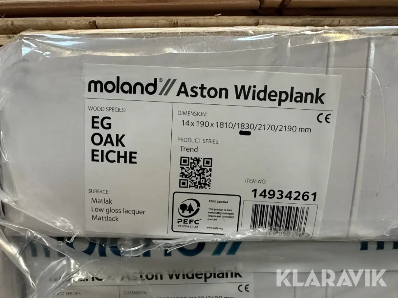 Billede 7 - Gulv Moland Aston Wideplank Trend Eg UV-matlak - 114,95m2