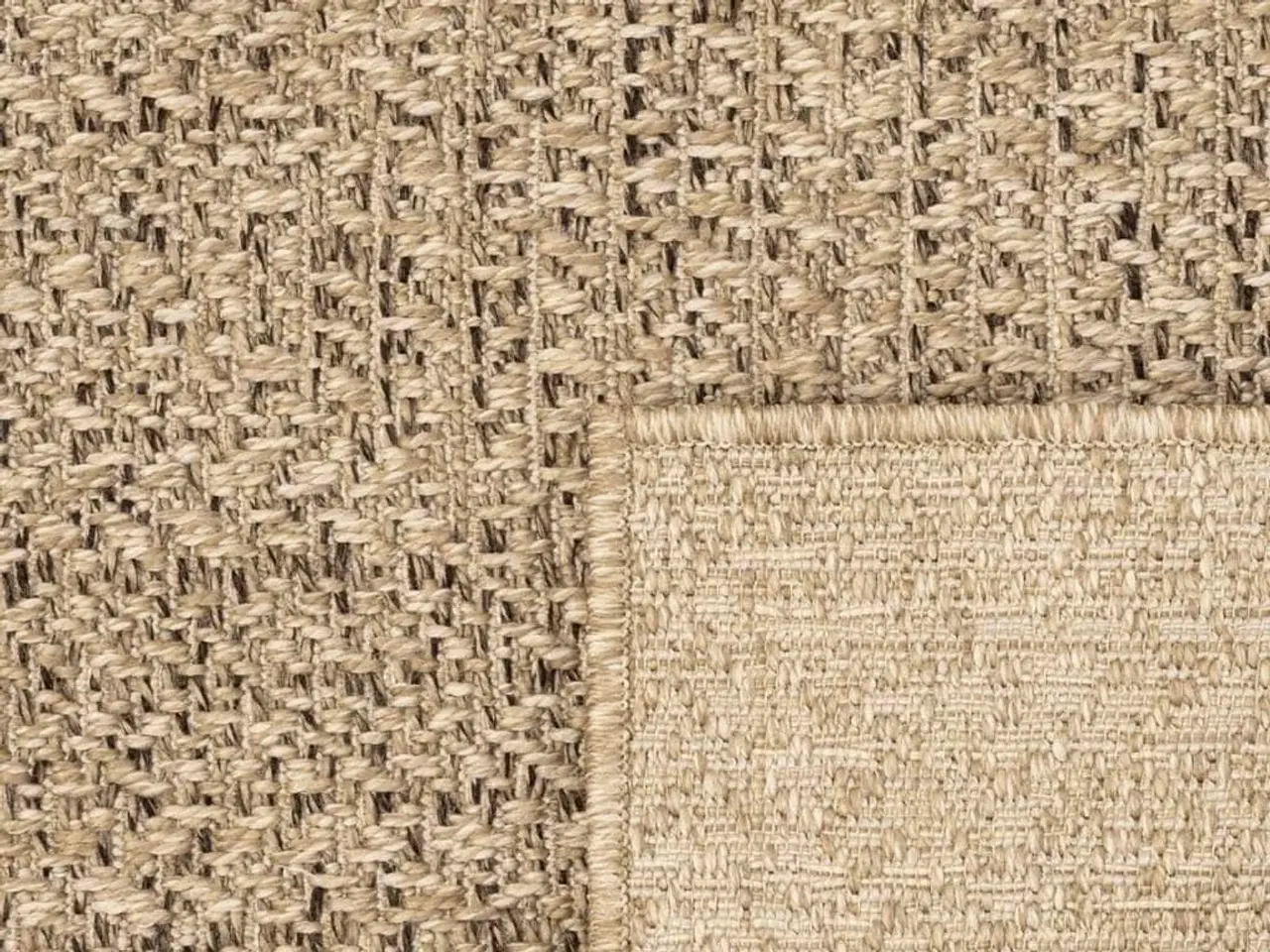 Billede 7 - Gulvtæppe ZIZUR 160x230 cm jute-look indendørs og udendørs