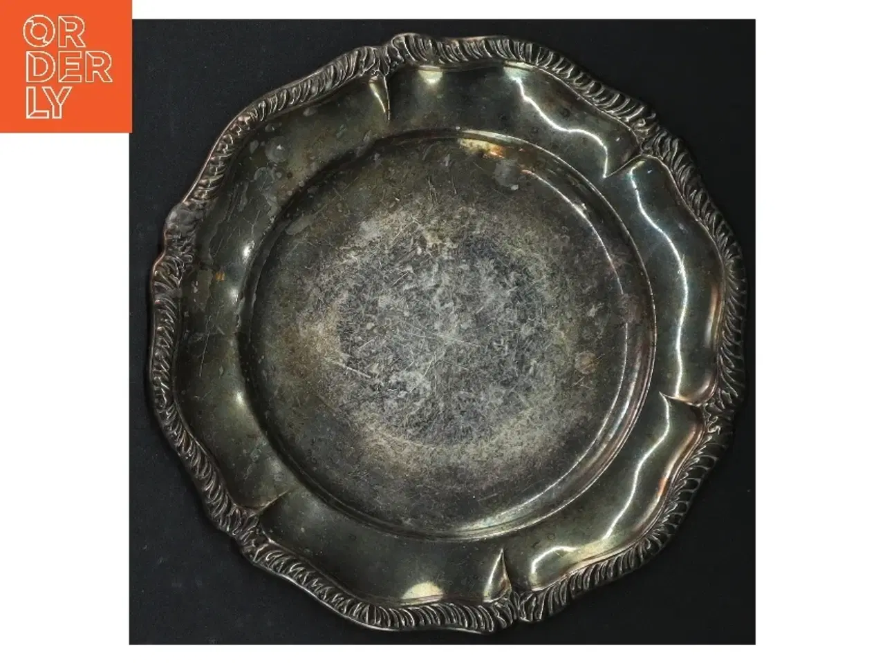 Billede 3 - Sølvfarvet bakke (str. Ø. 17 cm)