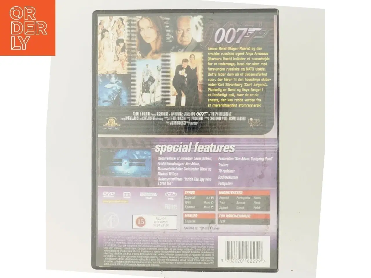 Billede 3 - Agent 007 - the Spy Who Loved Me med Roger Moore (DVD)