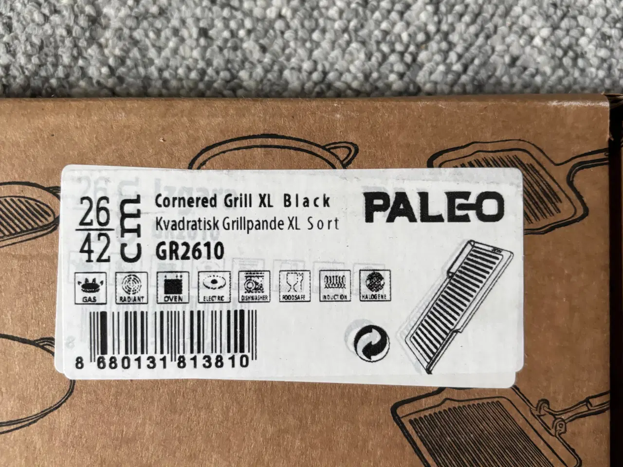 Billede 2 - Helt ny PALEO / Silverline GR2610 støbejernsgrill 