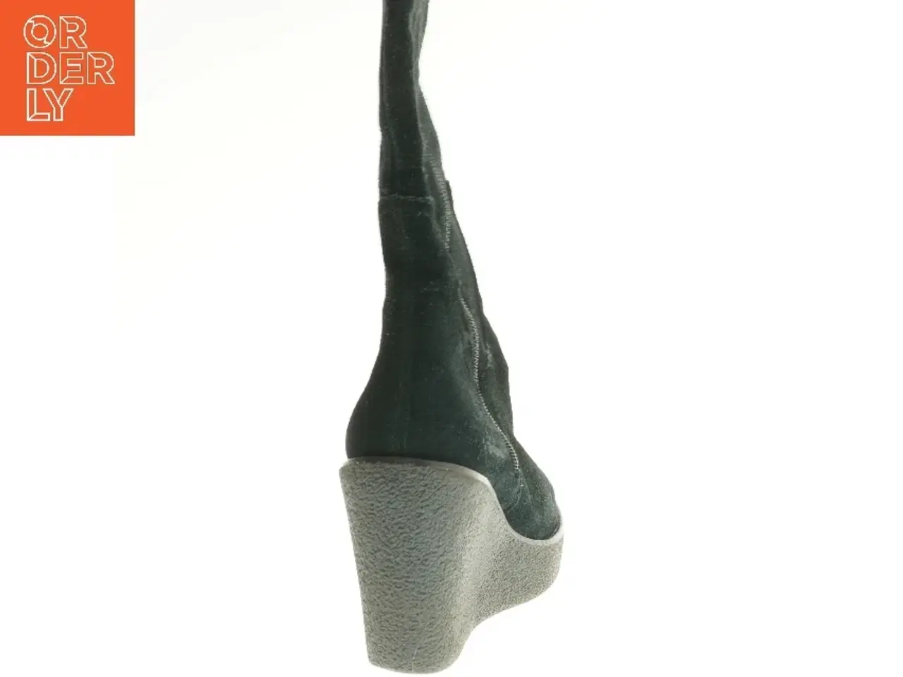 Billede 3 - Sort støvle med wedgehæl fra Tommy Hilfiger (str. 38 )