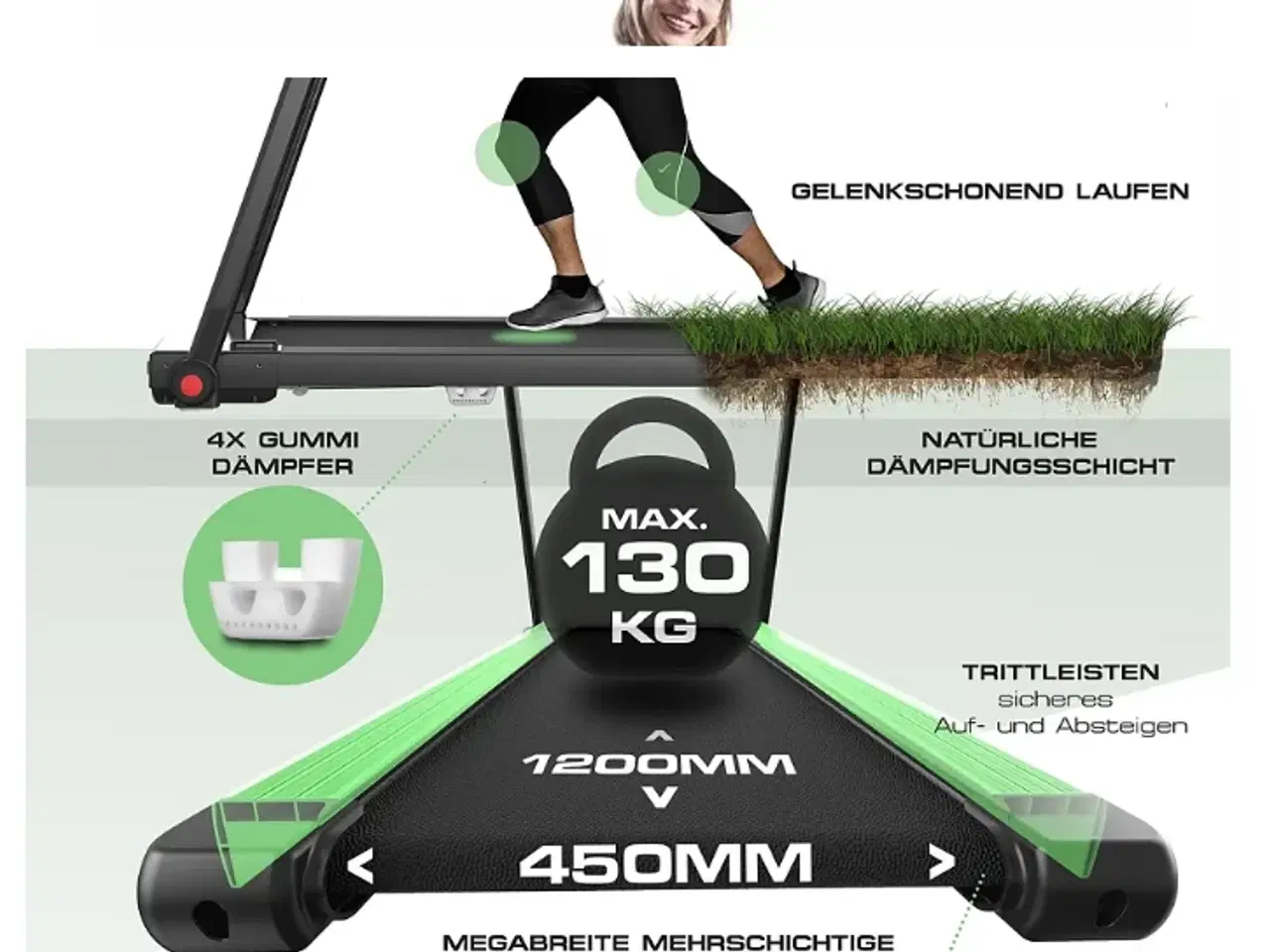 Billede 3 - Nyt løbebånd - kun testet og stået til pynt :-)