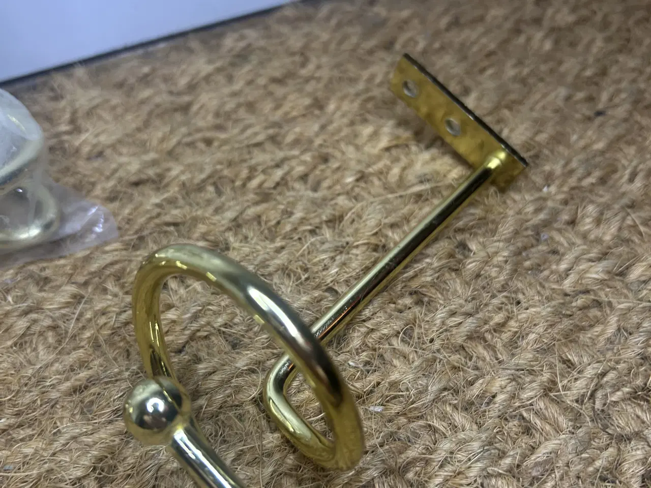 Billede 1 - Gardinholdere i messing 4 stk