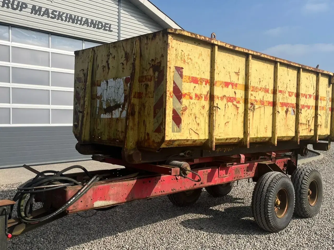 Billede 3 - - - - Wirehejsvogn Med 5m container