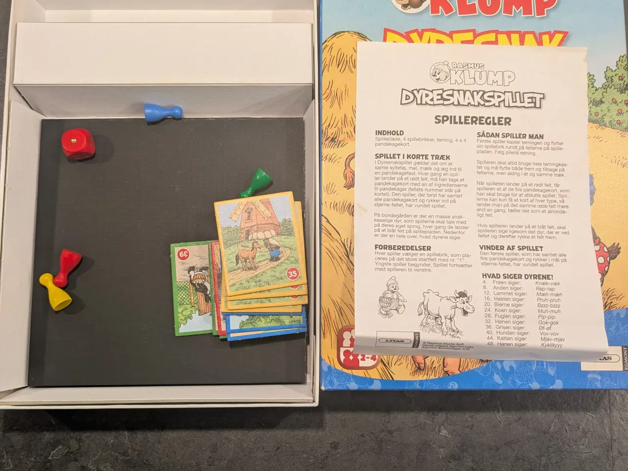 Billede 3 - Rasmus Klump Dyresnakspillet - Brætspil