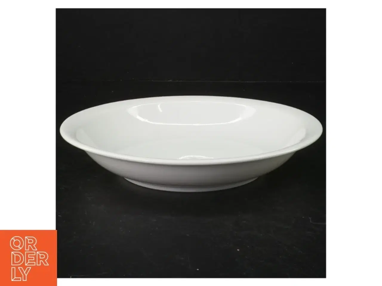 Billede 2 - 6 pastatallerkener/dybe tallerkener, hvidt porcelæn (str. 20 cm)