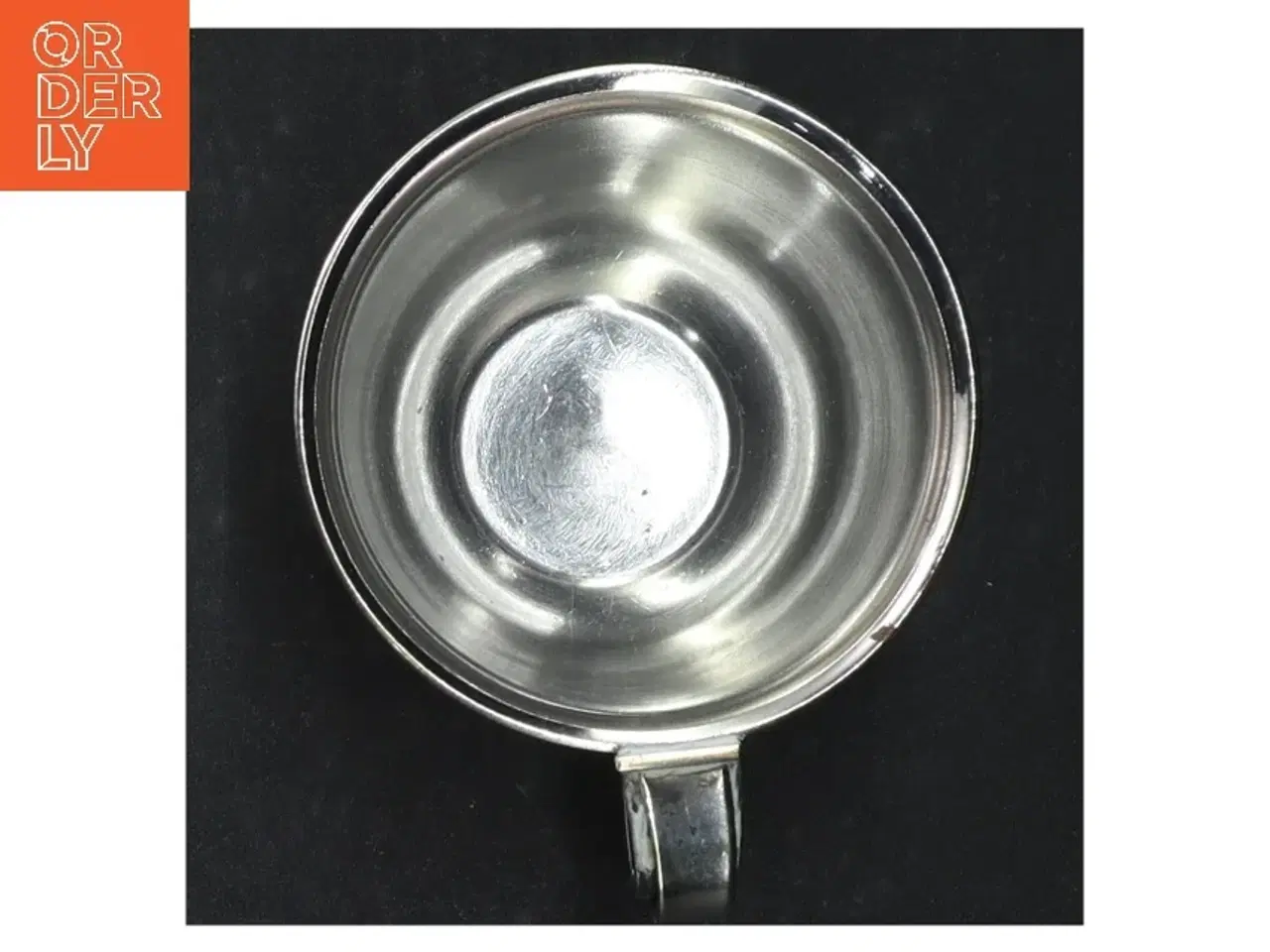 Billede 3 - Forsølvet barne krus. (str. H. 6,5 cm. ø. 8 cm)