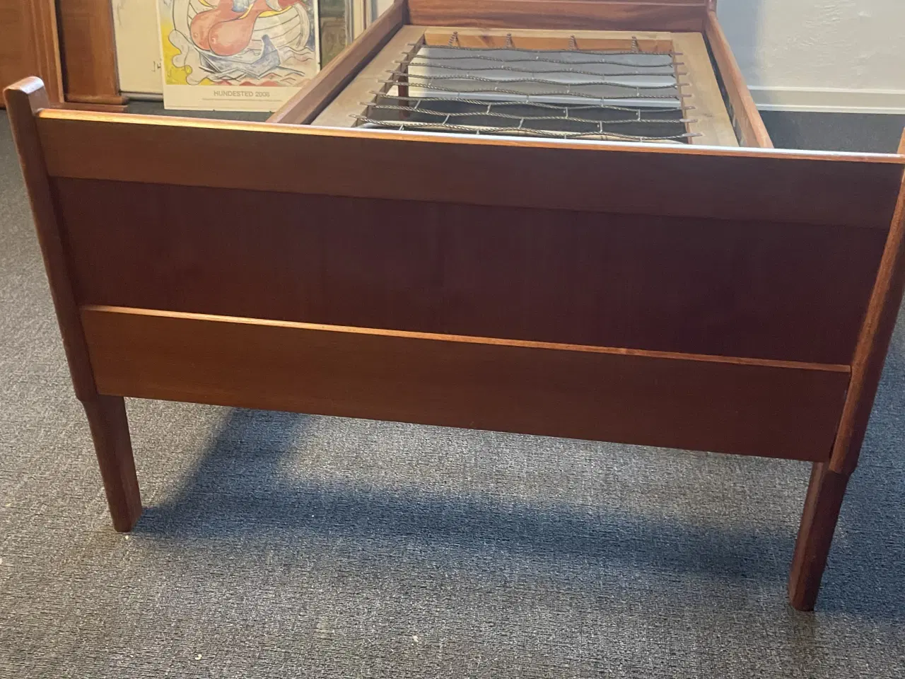 Billede 2 - Teaktræssenge med bund og madrasser