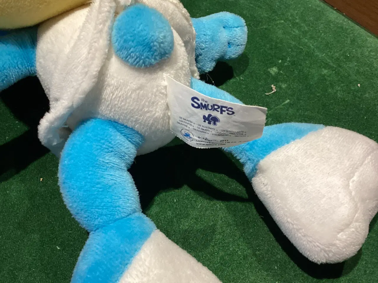 Billede 3 - Smølfer- bamse samt 6 små smølfefigurer