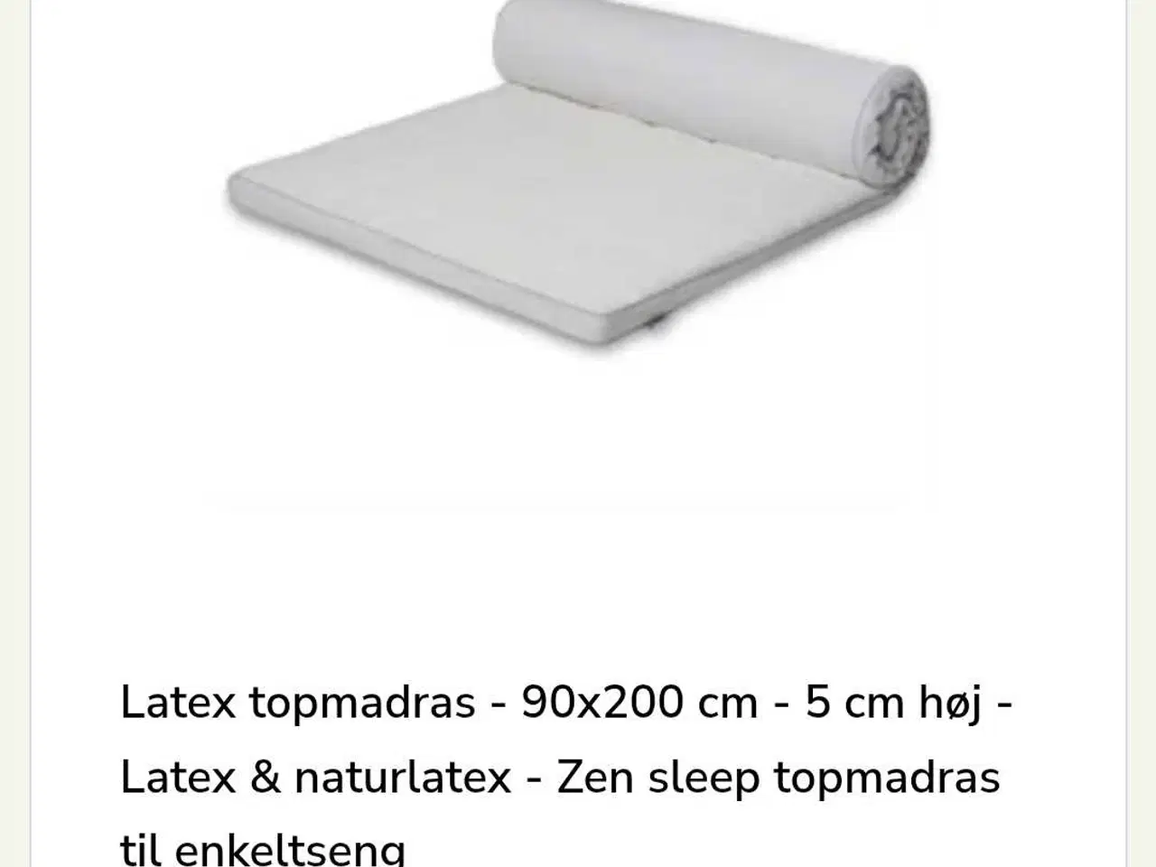 Billede 1 - 2 Nye topmadrasser i latex