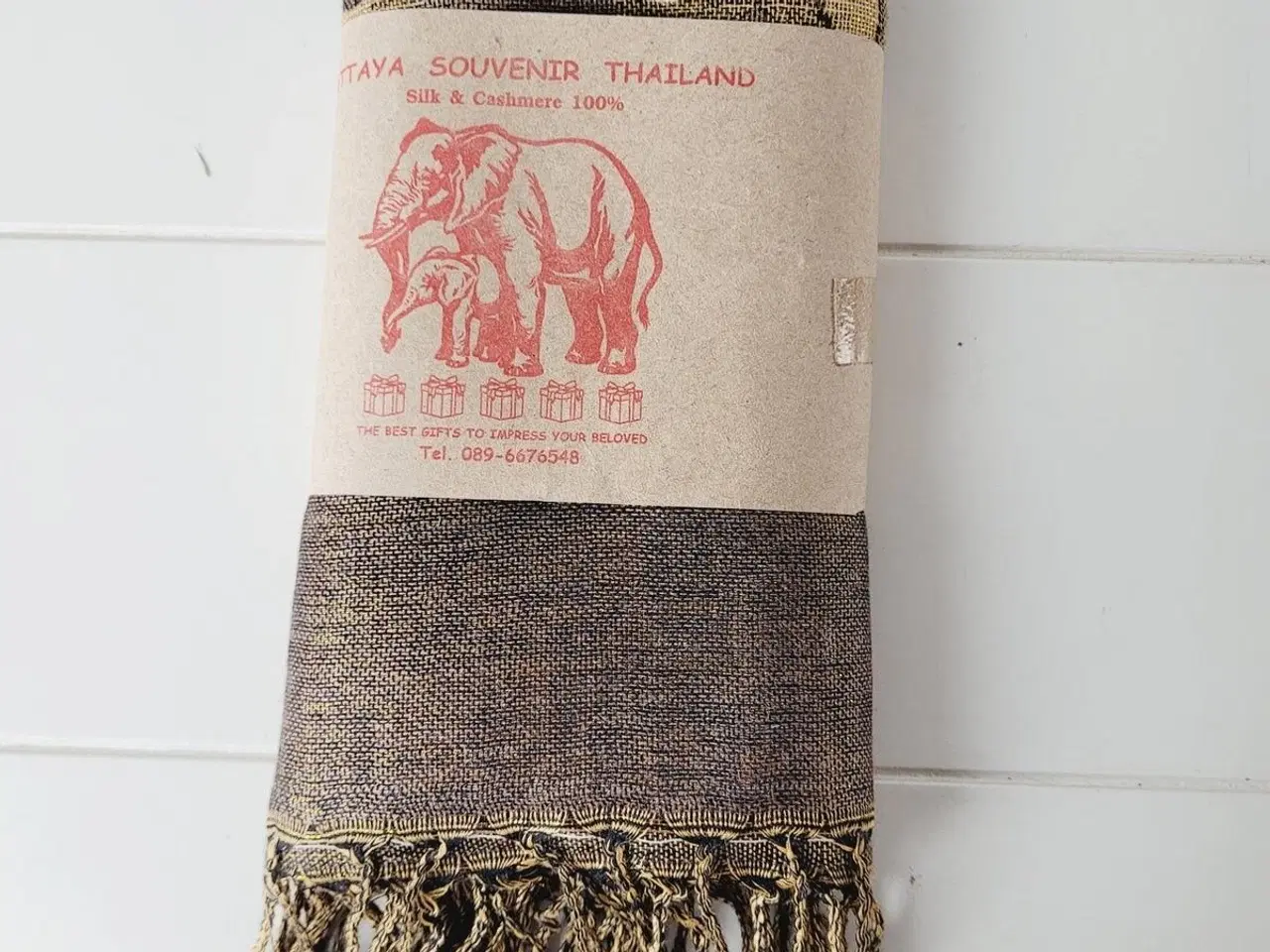Billede 1 - ⭐️- Elegant og Blødt Pashmina Tørklæde - UBRUGT