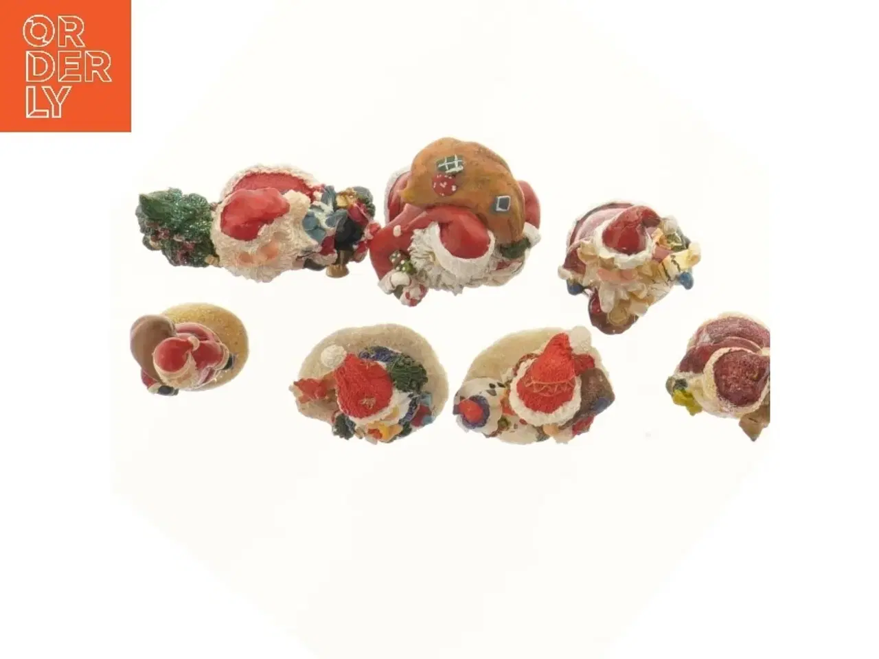 Billede 3 - Julefigurer med julemand (str. 6-10 cm)