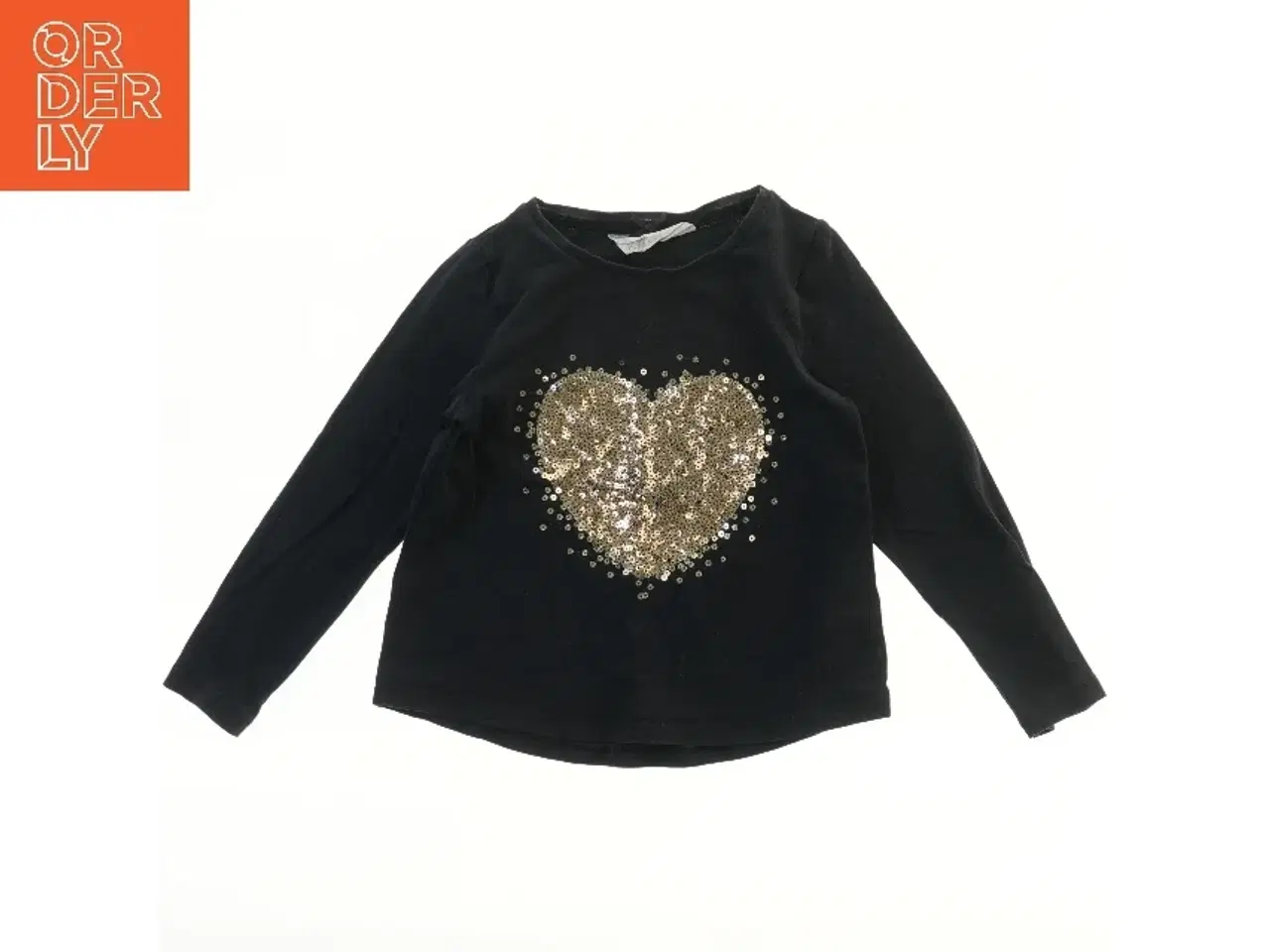 Billede 1 - Langærmet trøje med palietter fra H&M (str. 104)