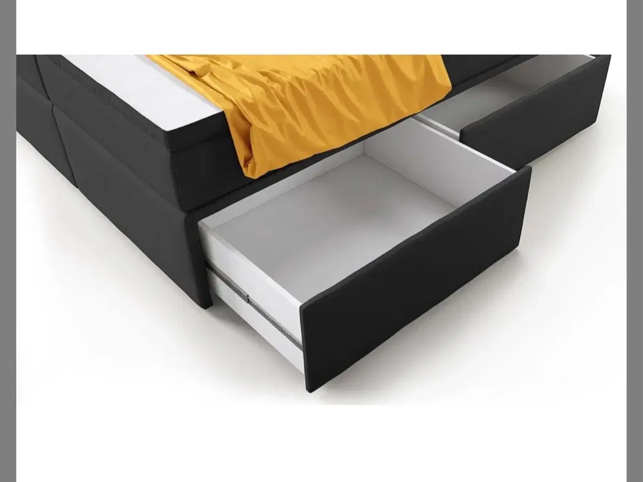 Billede 2 - Ranco Komplet Sengesæt med Opbevaring & LED – 180x