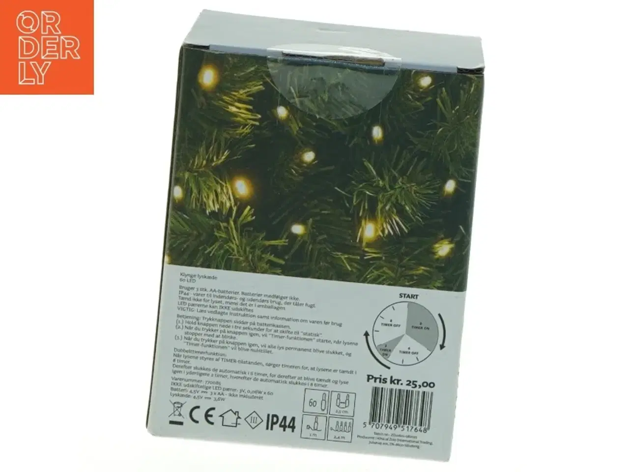 Billede 2 - LED Klynge Lyskæde (str. 12 x, 9 x 6 cm)