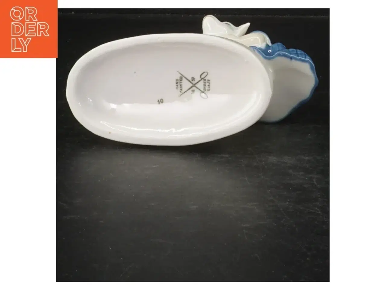 Billede 3 - Porcelænsfigur af pige og lam (str. 13 cm)