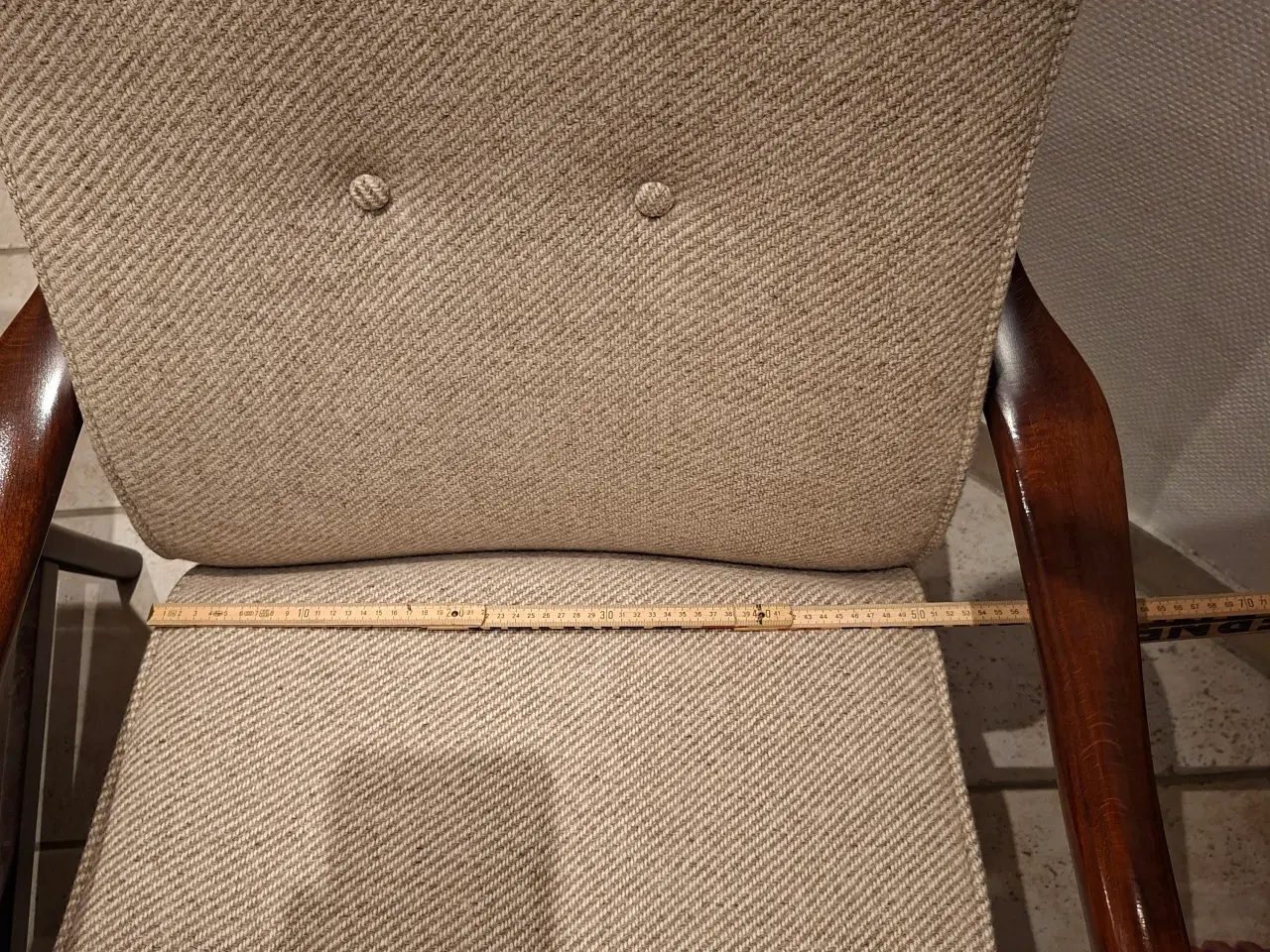 Billede 3 - 2 stk. Farstrup Vintage med 100% uldstof