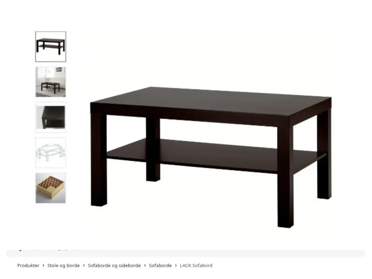 Billede 1 - Sofabord uåbnet fra ikea