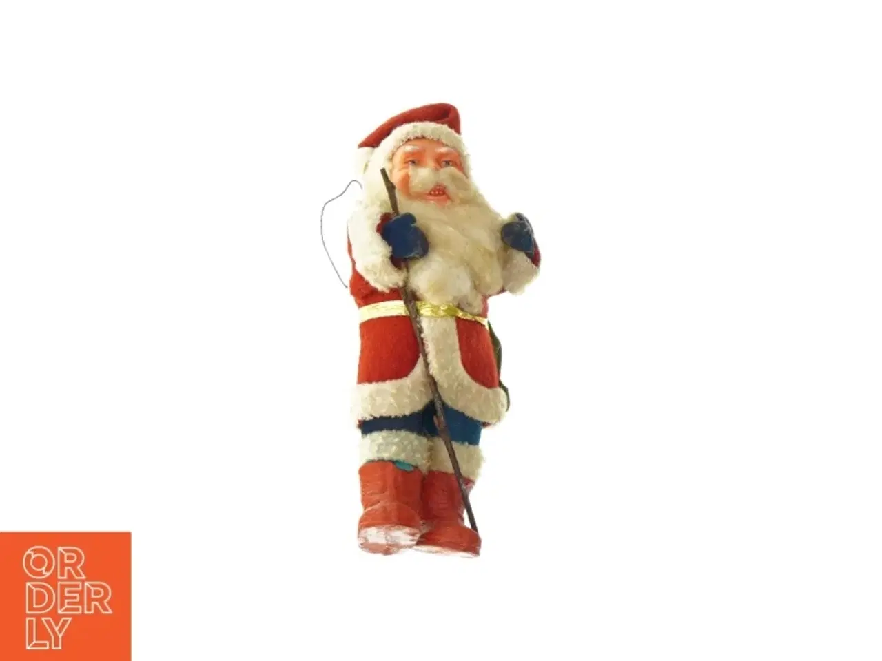 Billede 3 - gammel Julemand med sæk - figur