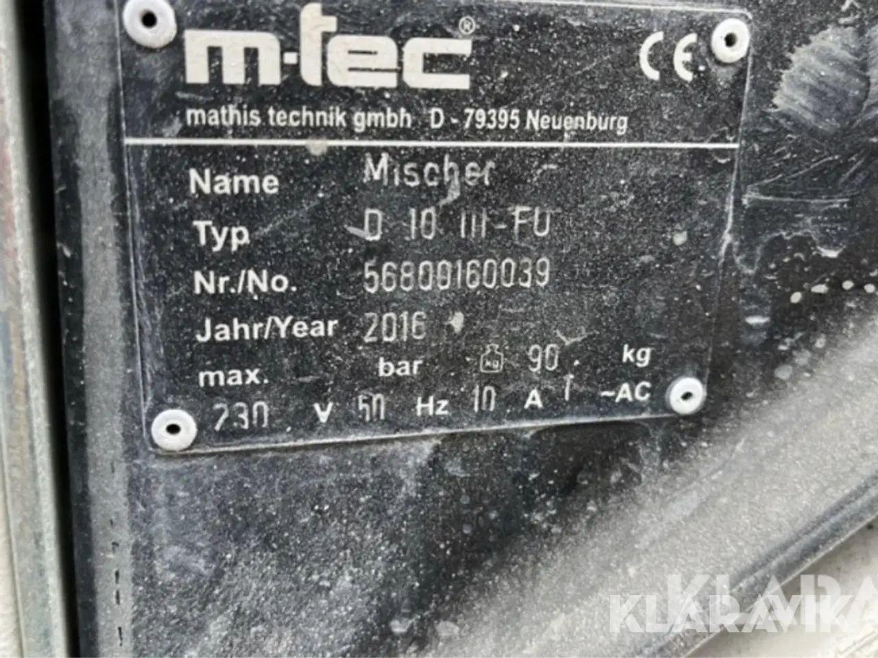 Billede 3 - Blandepumpe m-tec D 10 IM-FU