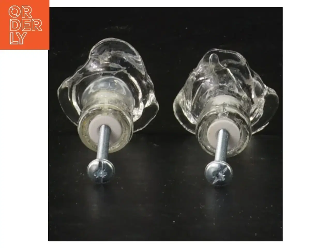 Billede 2 - Glasknopper til møbel (str. 3,5 cm)