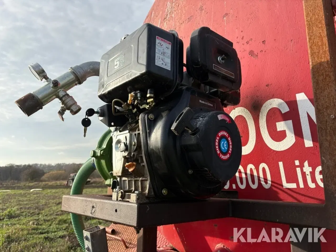 Billede 2 - Motorpumpe 12Hk Fuzhou hailin power Hl188fv