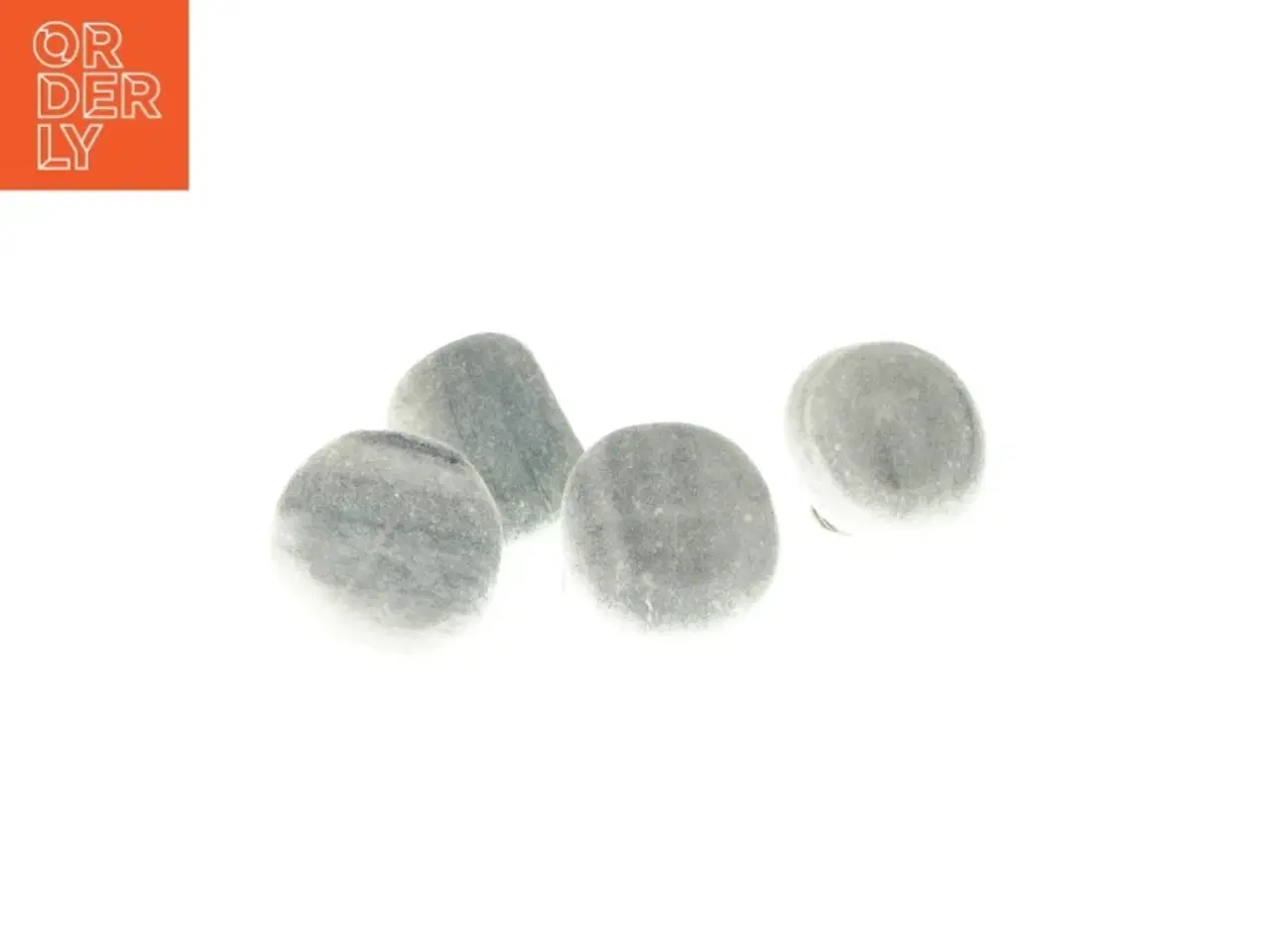 Billede 1 - Møbelgreb af sten, 4 stk (str. Ø: 4 cm)