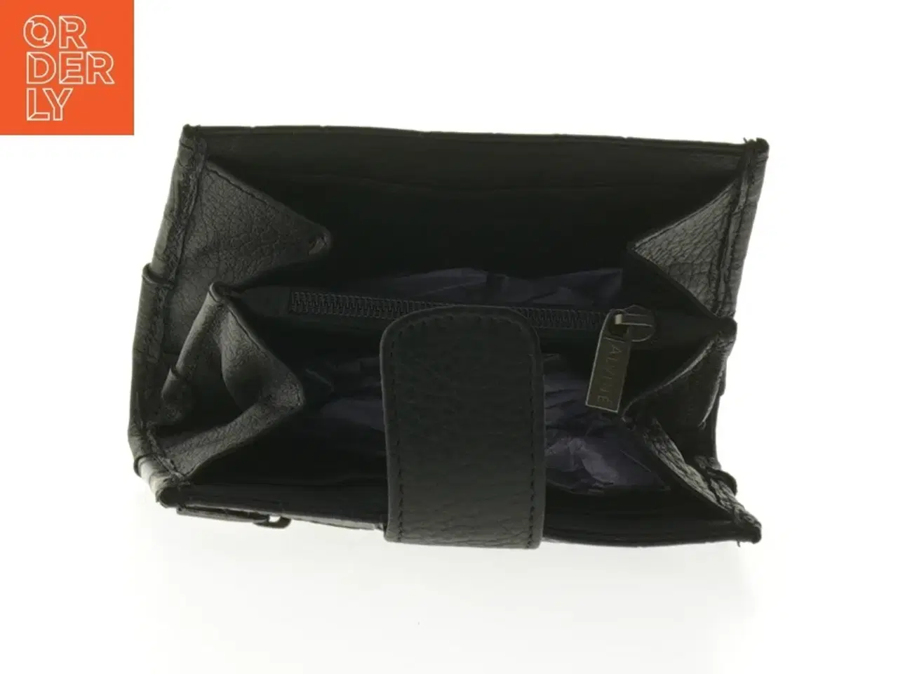 Billede 2 - Sort pung med krokodillemønster fra ALVINÉ (str. 14x11 cm)