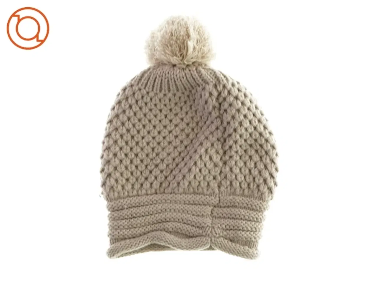 Billede 2 - Hue i strik med sten på fronten