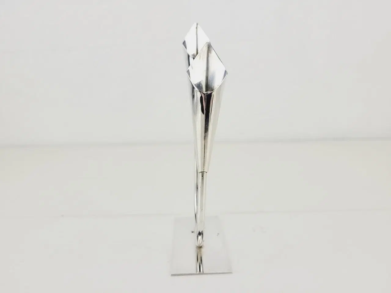 Billede 2 - Sølvplettet stage i Tulip Flower stil