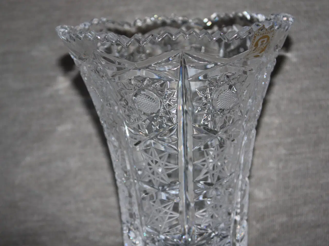 Billede 2 - Rogaska krystal vase højde 15 cm med 1 fejl