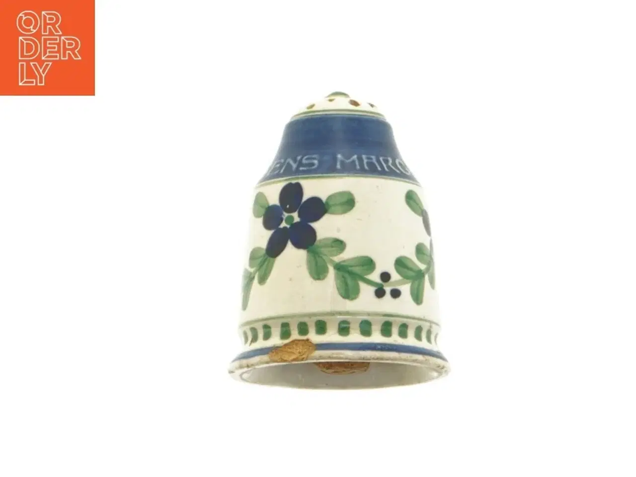 Billede 2 - Aluminia - Porcelæns krydderi beholder (str. 7 x 6 cm)