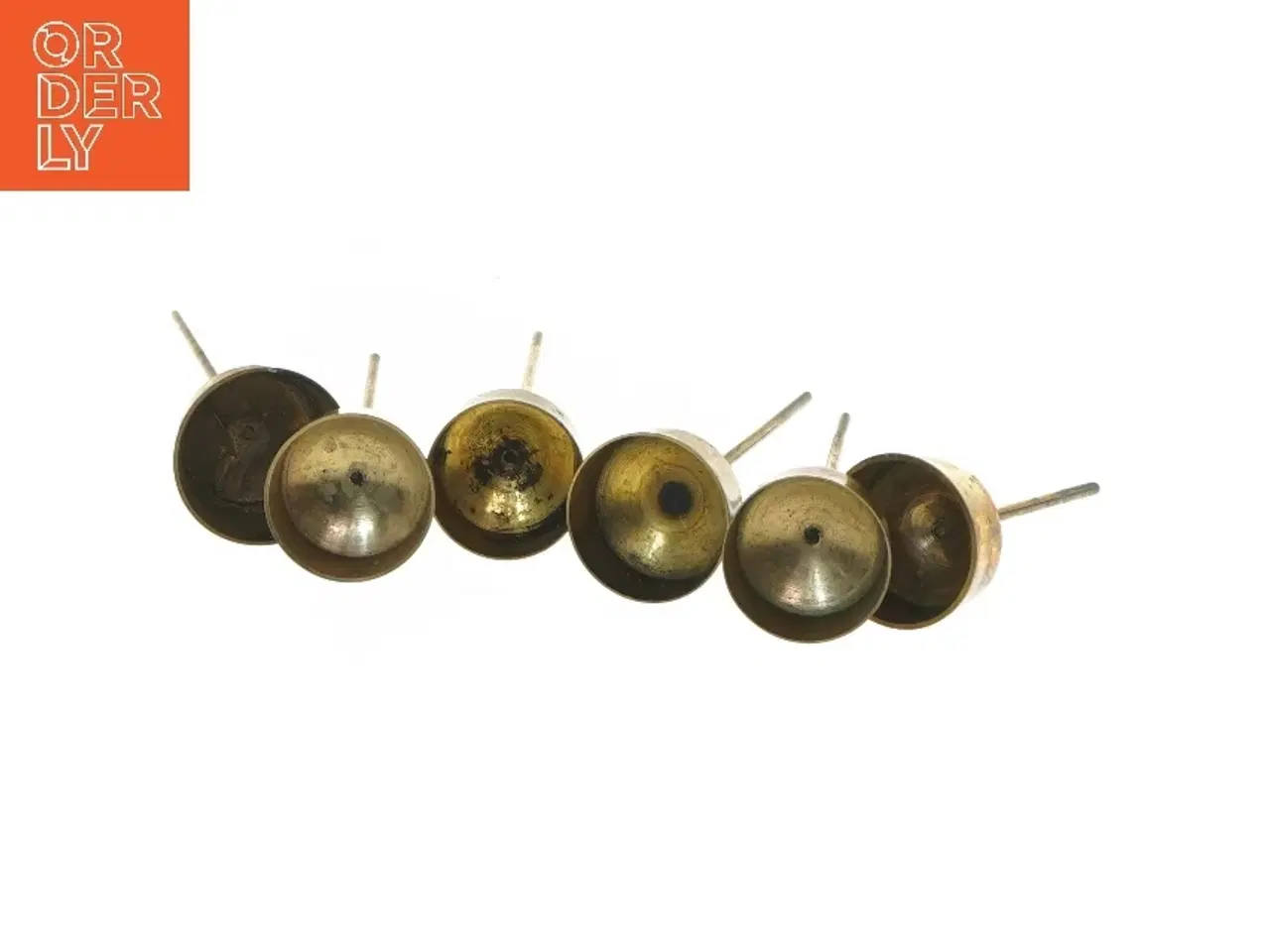 Billede 4 - Vintage messing fyrfadsspyd (str. 17x4,5 cm)