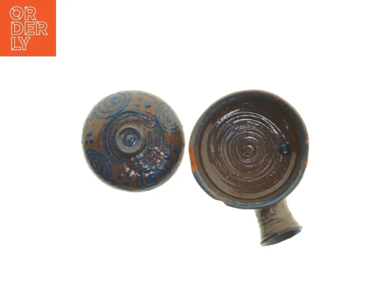 Billede 4 - Keramisk kande med låg (str. Ø 15 cm) (DVD)