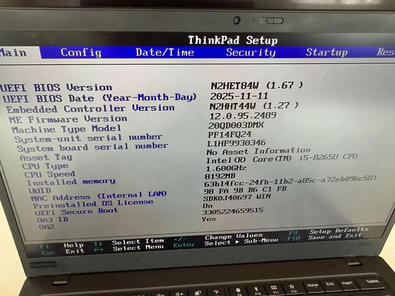 Billede 4 - Bærbar computer LENOVO X1 Carbon 7th gen.