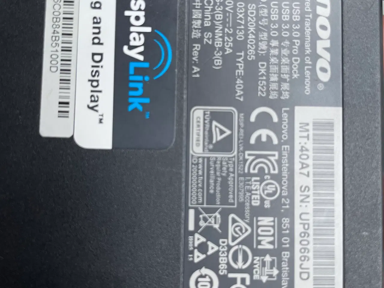 Billede 7 - 15” Lenovo i7 3 GHz 16GB Ram,NVIDIA grafik + Dock