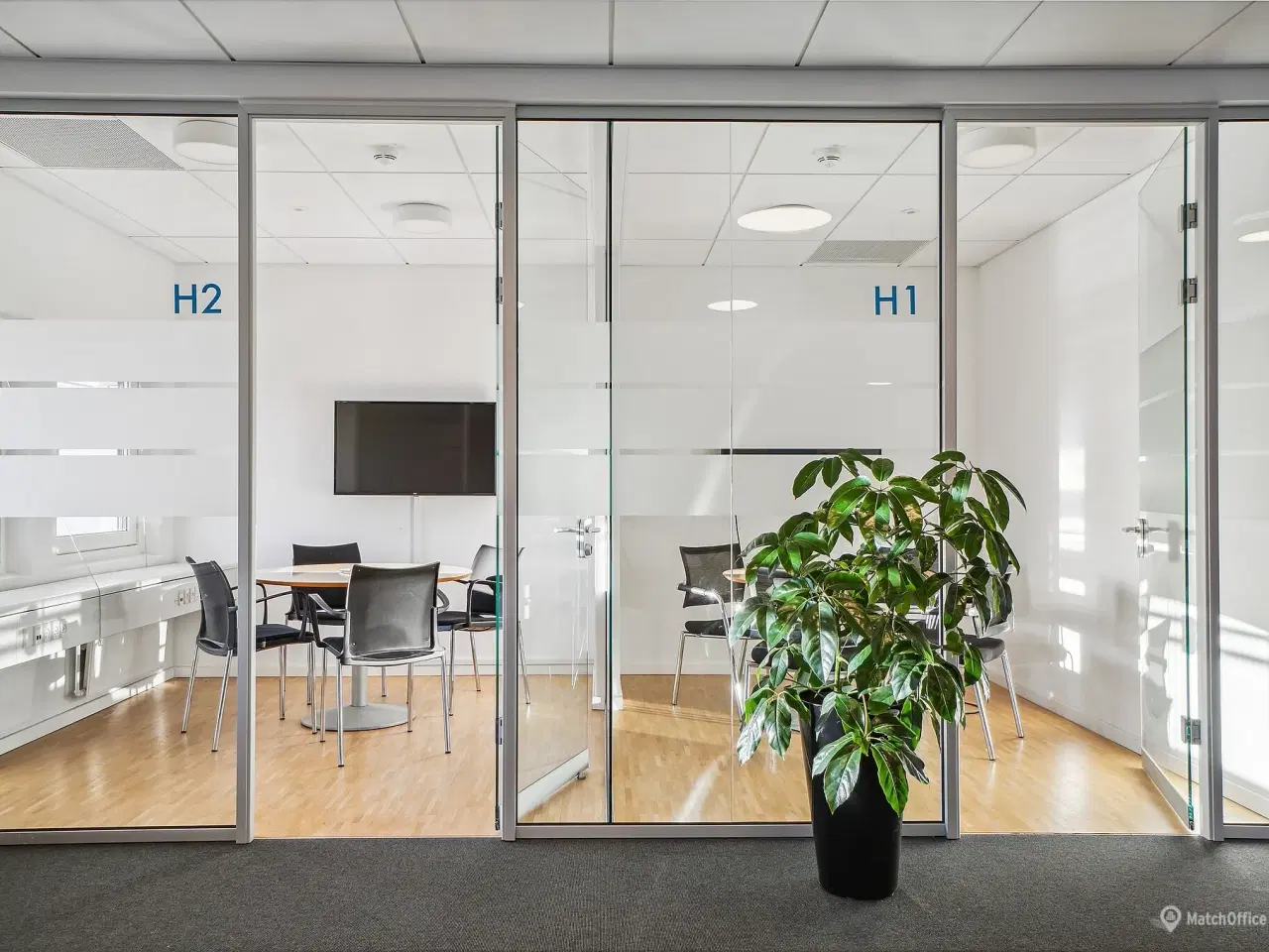 Billede 10 - Lyse og indbydende kontorlokaler med lyse trægulve