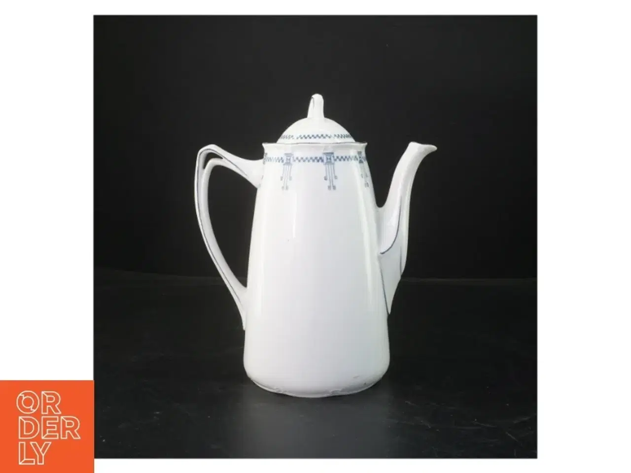 Billede 1 - Porcelænskande med låg (str. 25 cm)
