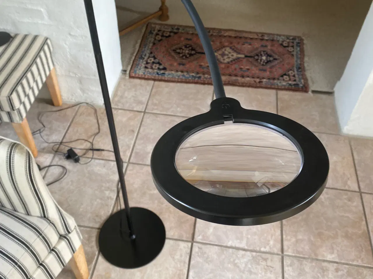 Billede 1 - Lampe med forstørrelsesglas