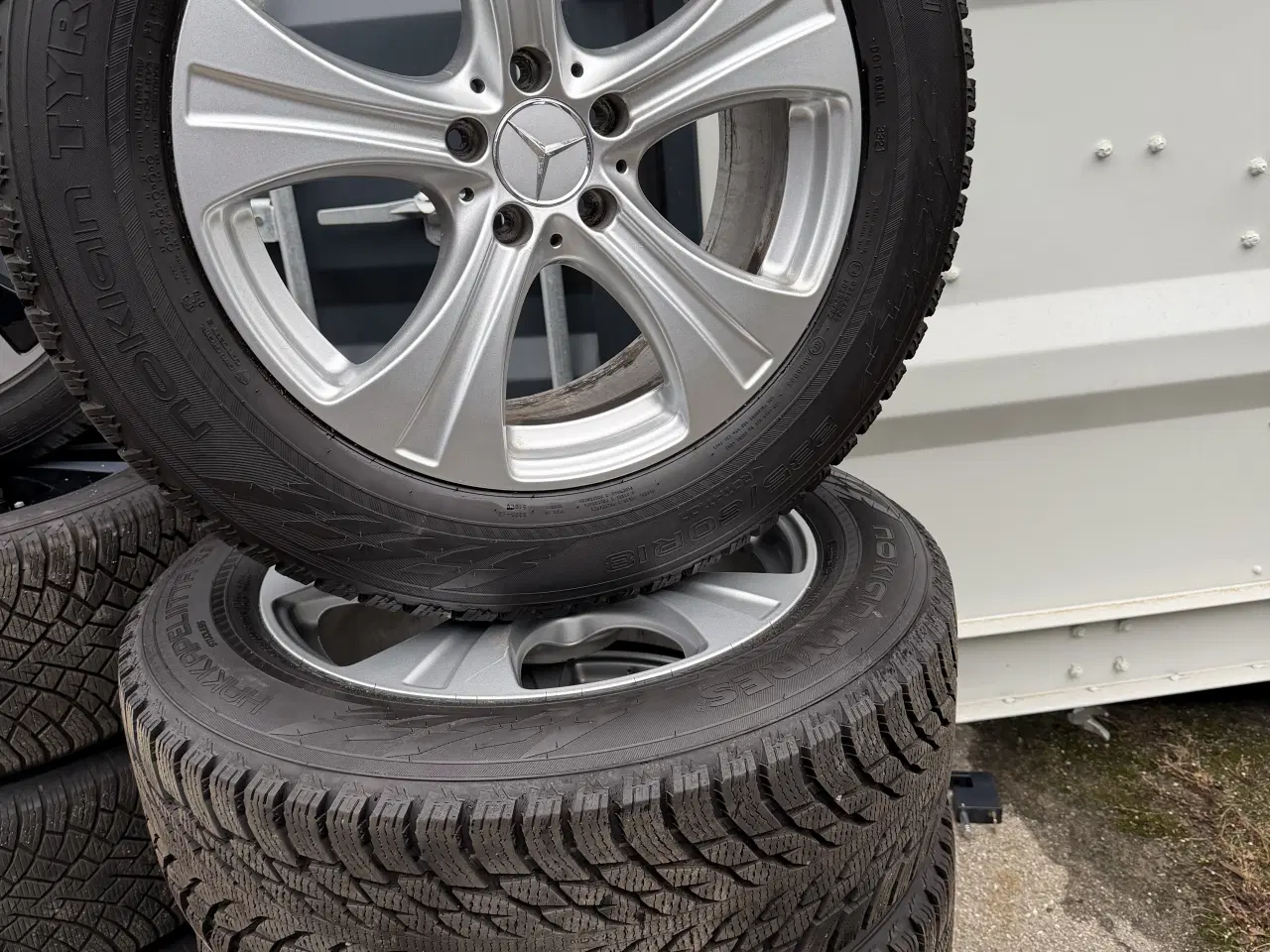Billede 1 - Mercedes fælge med vinterdæk SUV 18 med tpms til
