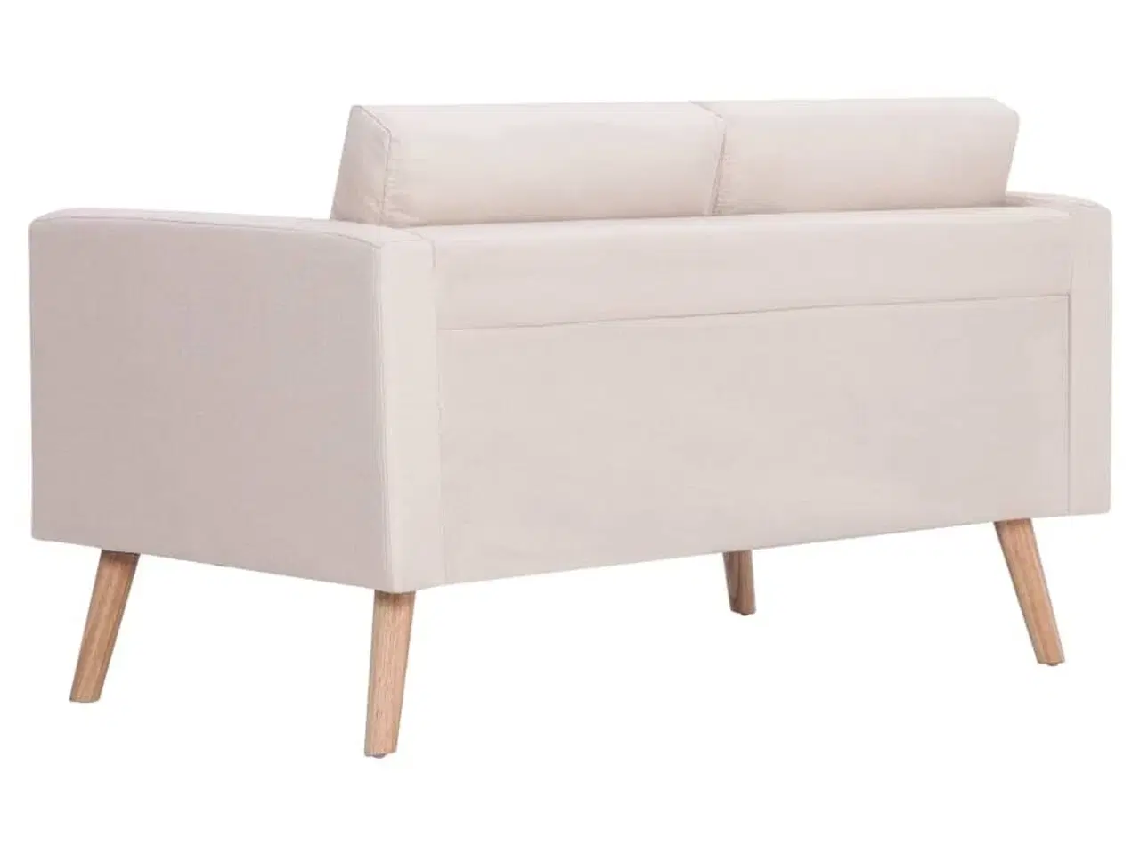 Billede 5 - 2-personers sofa i stof cremefarvet