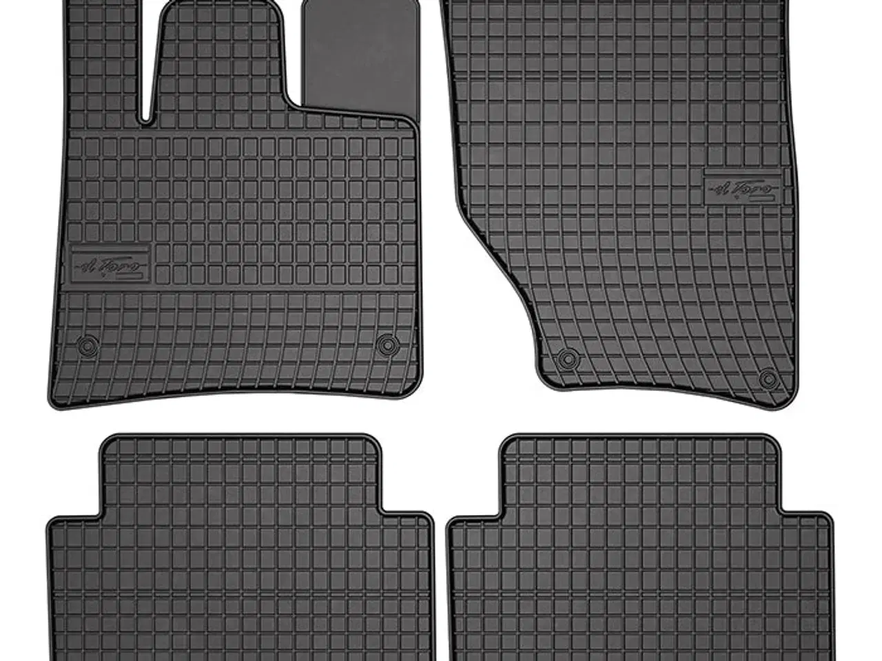 Billede 1 - Gummimåtter Audi Q7 I SUV, 1. + 2. række 2005-2015
