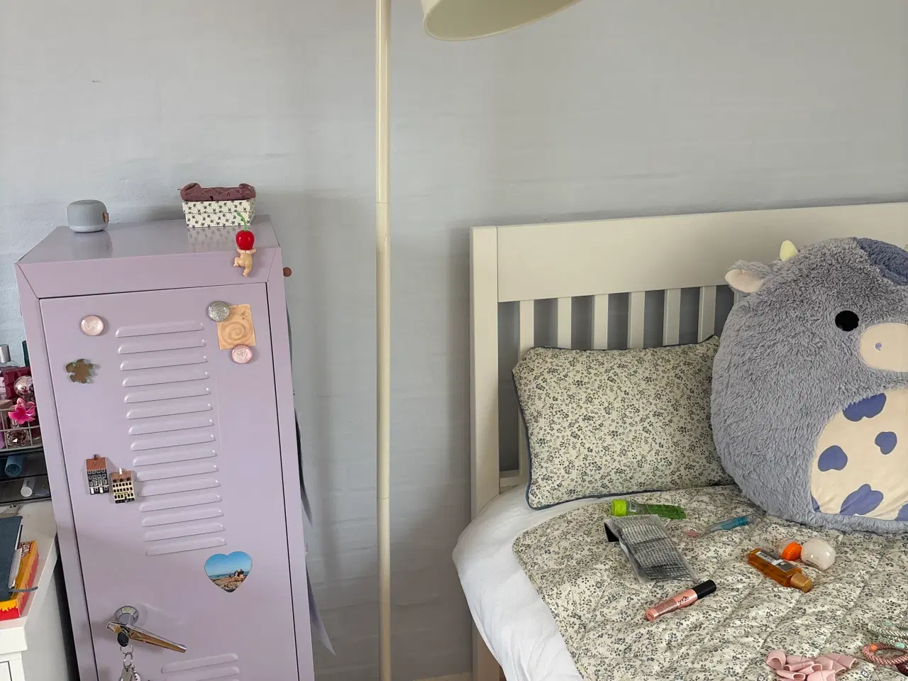 Billede 1 - Standerlampe hvid