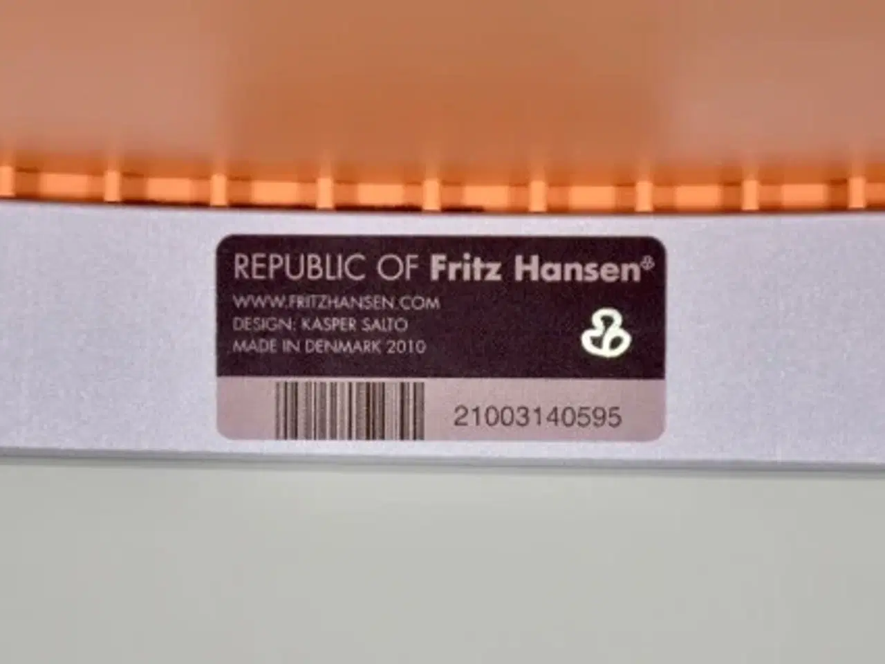 Billede 5 - Fritz hansen/kasper salto barstol model ice i orange