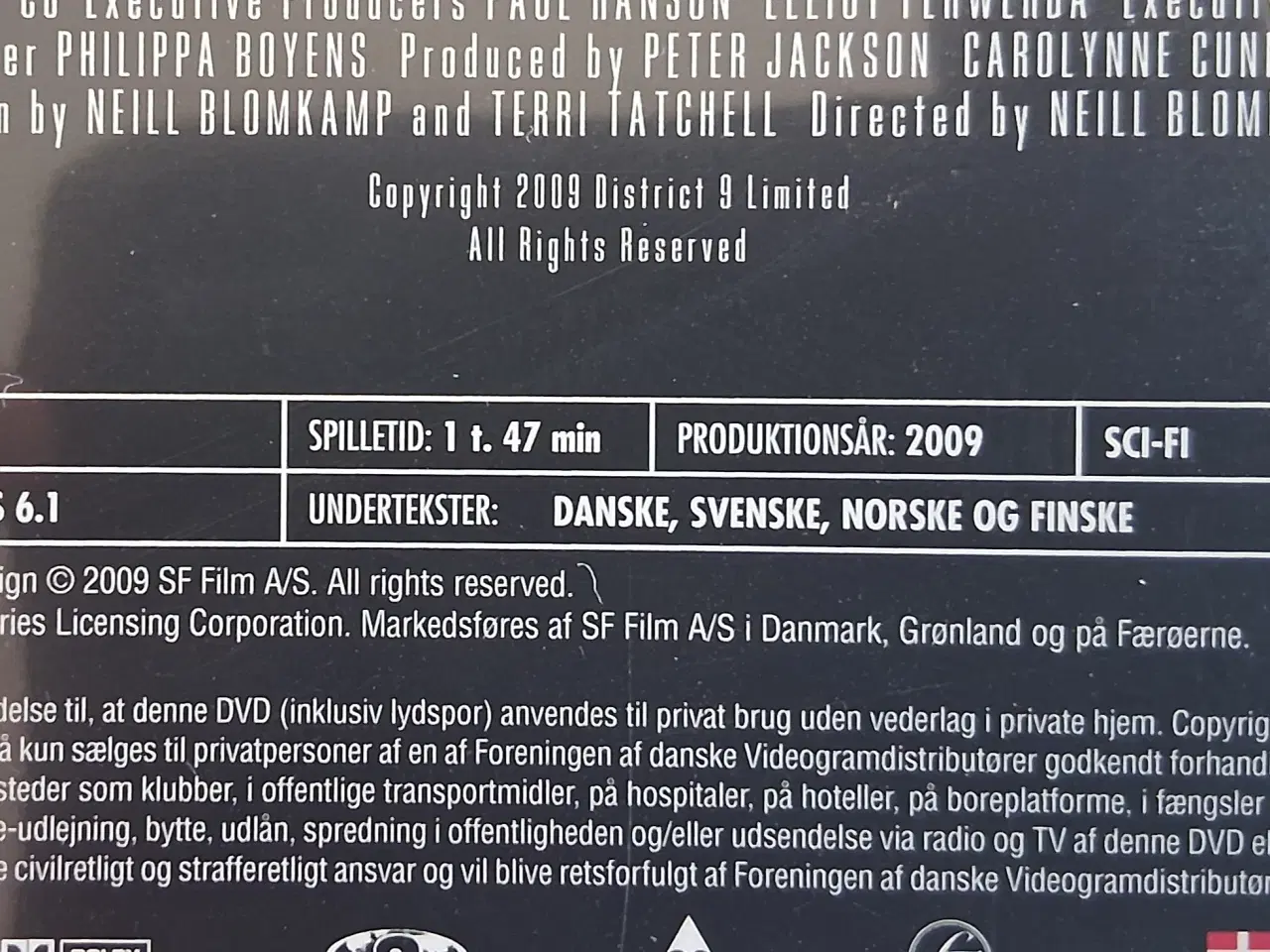 Billede 3 - Distrikt 9 Peter Jackson