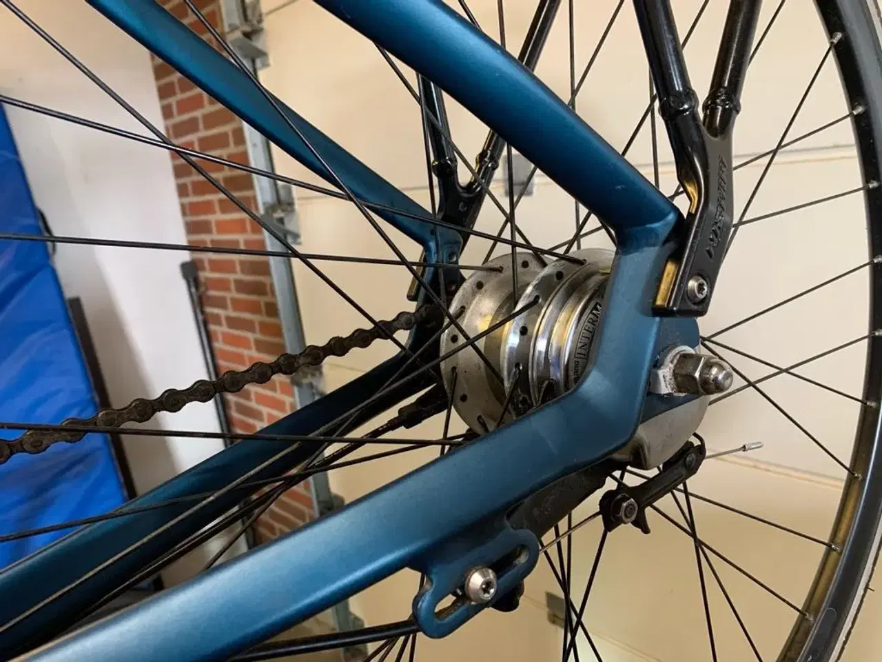 Billede 19 - Metal blå pige cykel 7 ind gear