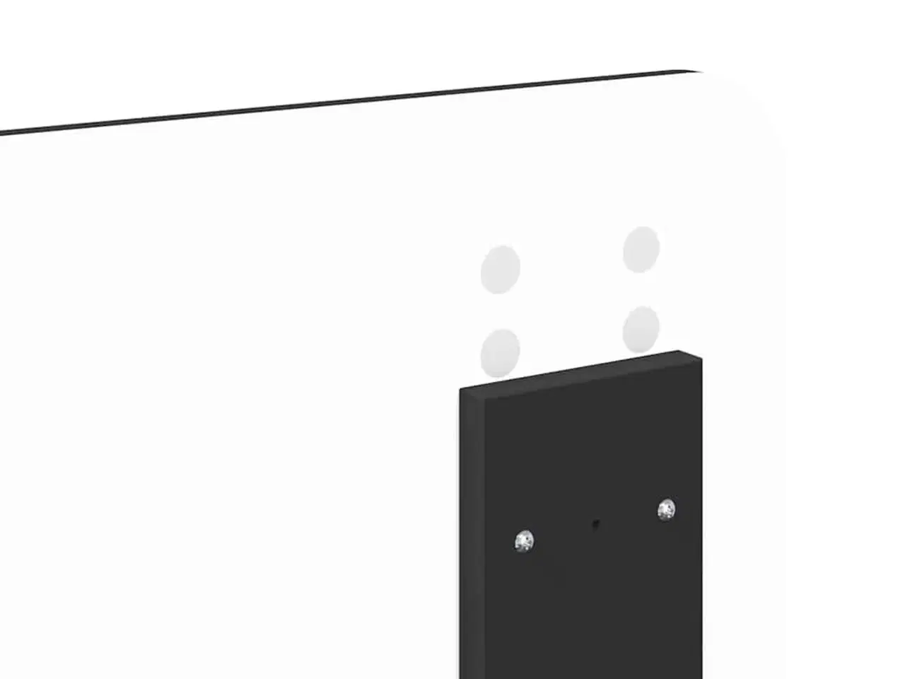 Billede 8 - Hovedgærde med hovedgærde Sort eg 140 cm Konstrueret træ