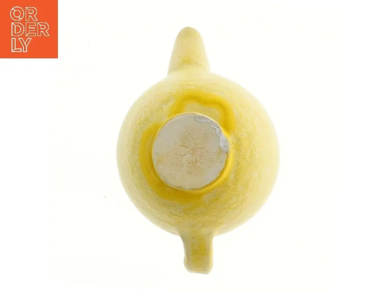 Billede 3 - Gul håndlavet keramiktekande (str. 20x13x18 cm)